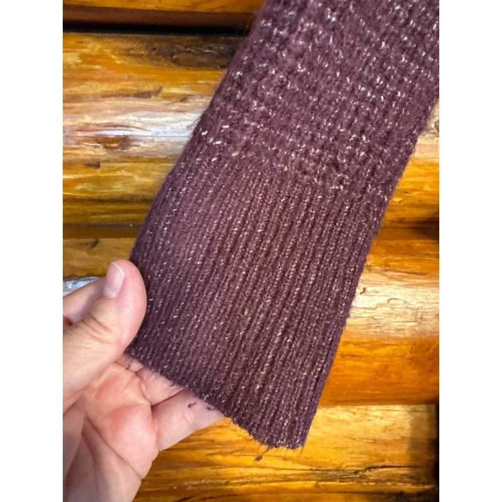 Time‎ and Tru Burgundy Cardigan Size Medium